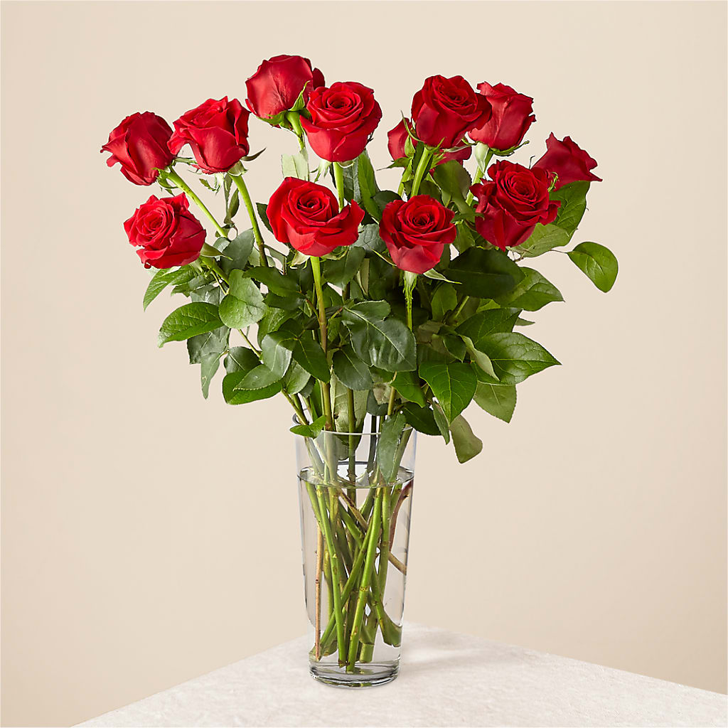 Long Stem Red Rose Bouquet – A Country Home Floral, Baker City OR