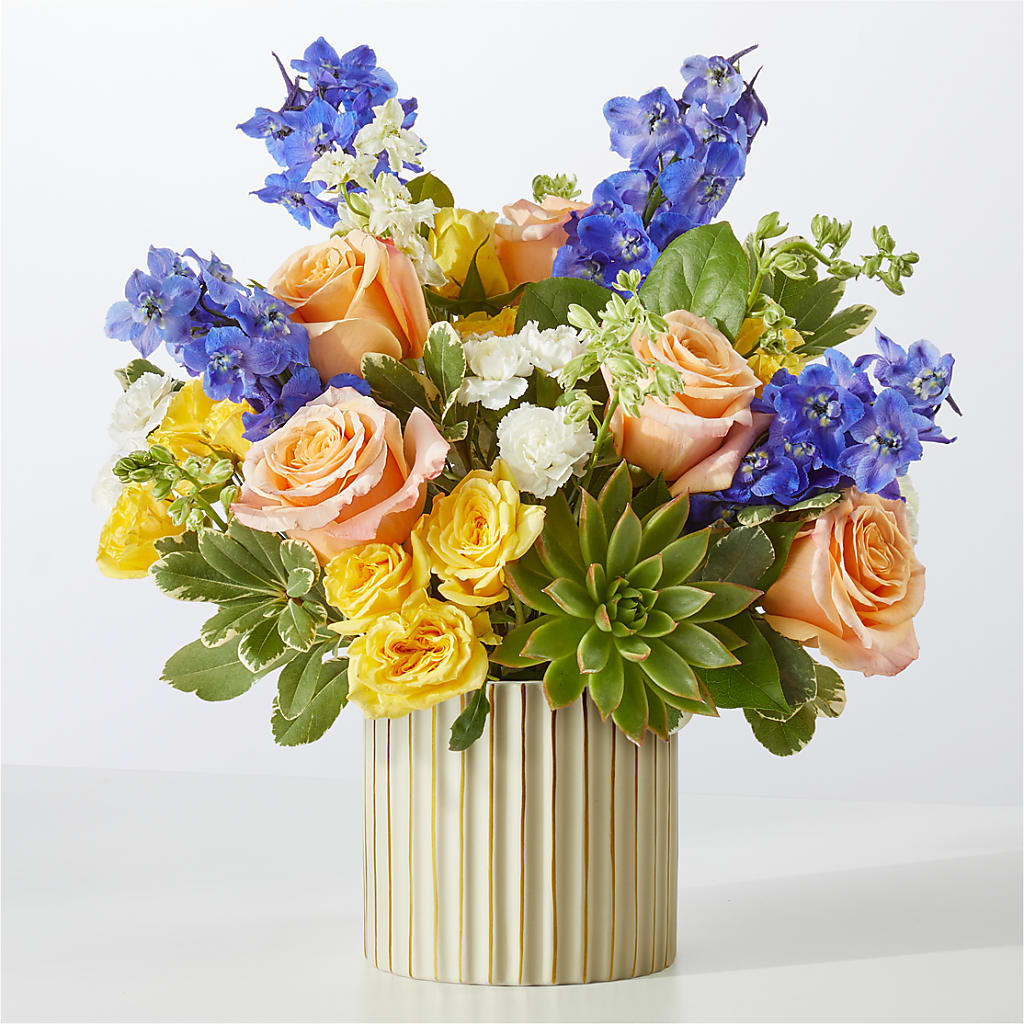 Cobalt Reverie Bouquet – A Country Home Floral, Baker City OR