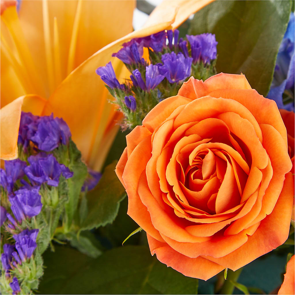 Radiant Citrus Box Bouquet – A Country Home Floral, Baker City OR