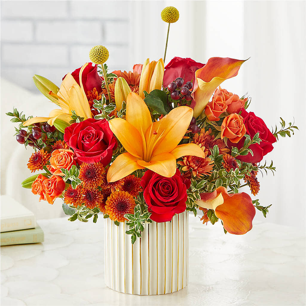 Scarlet Skies Bouquet – A Country Home Floral, Baker City OR