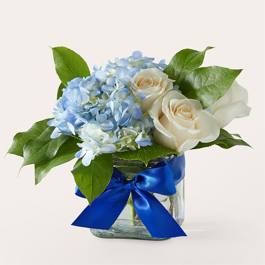 Sky Blue Delight Bouquet – A Country Home Floral, Baker City OR