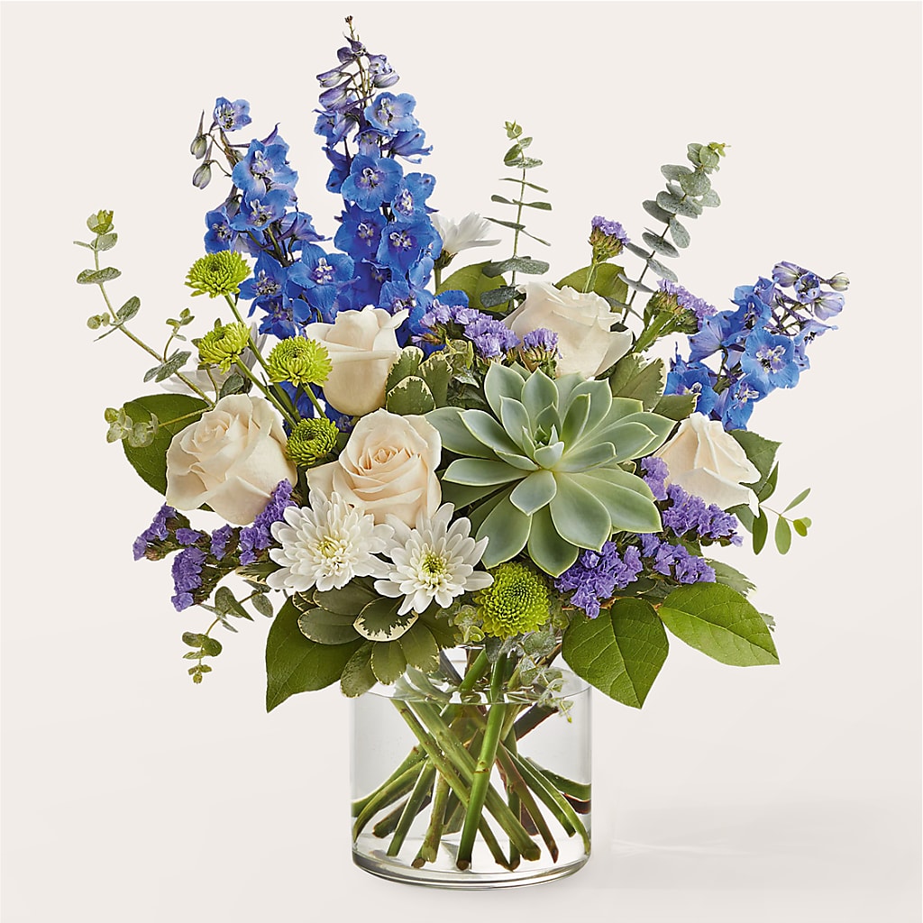 Cerulean Waves Bouquet – A Country Home Floral, Baker City OR