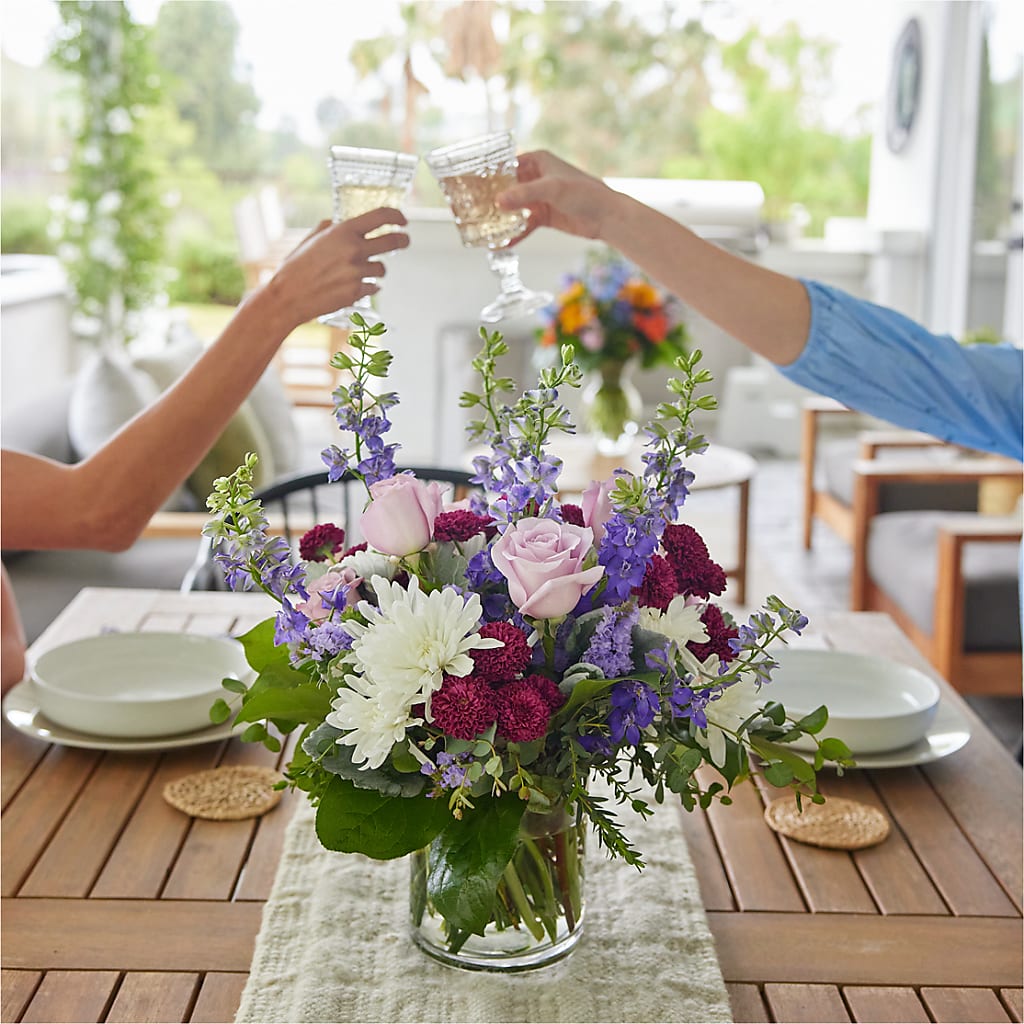 Violet Frost Bouquet – A Country Home Floral, Baker City OR