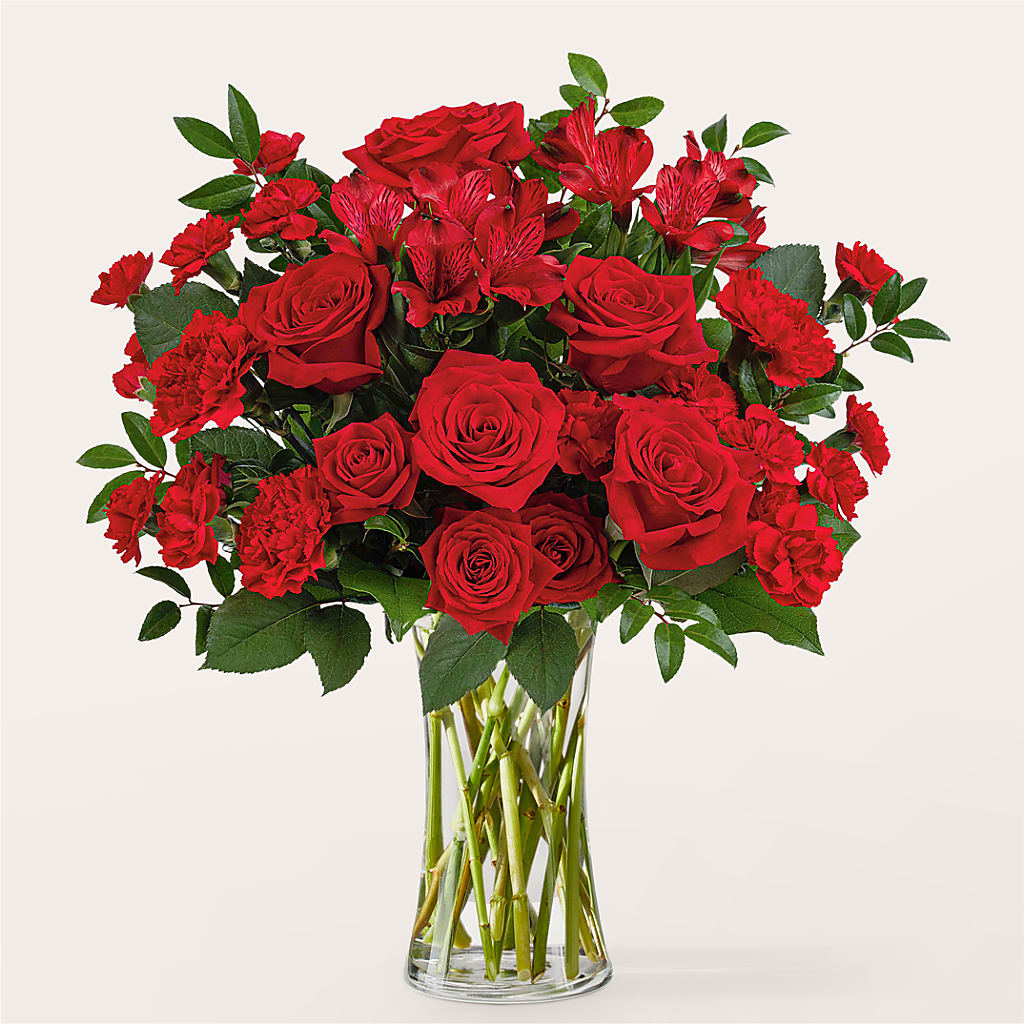 Brilliant Ruby Bouquet – A Country Home Floral, Baker City OR