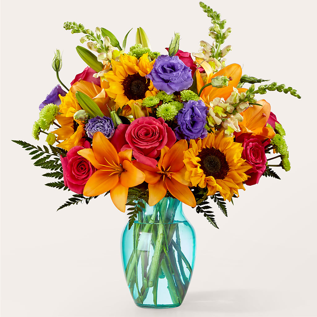 Double Rainbow Bouquet – A Country Home Floral, Baker City OR