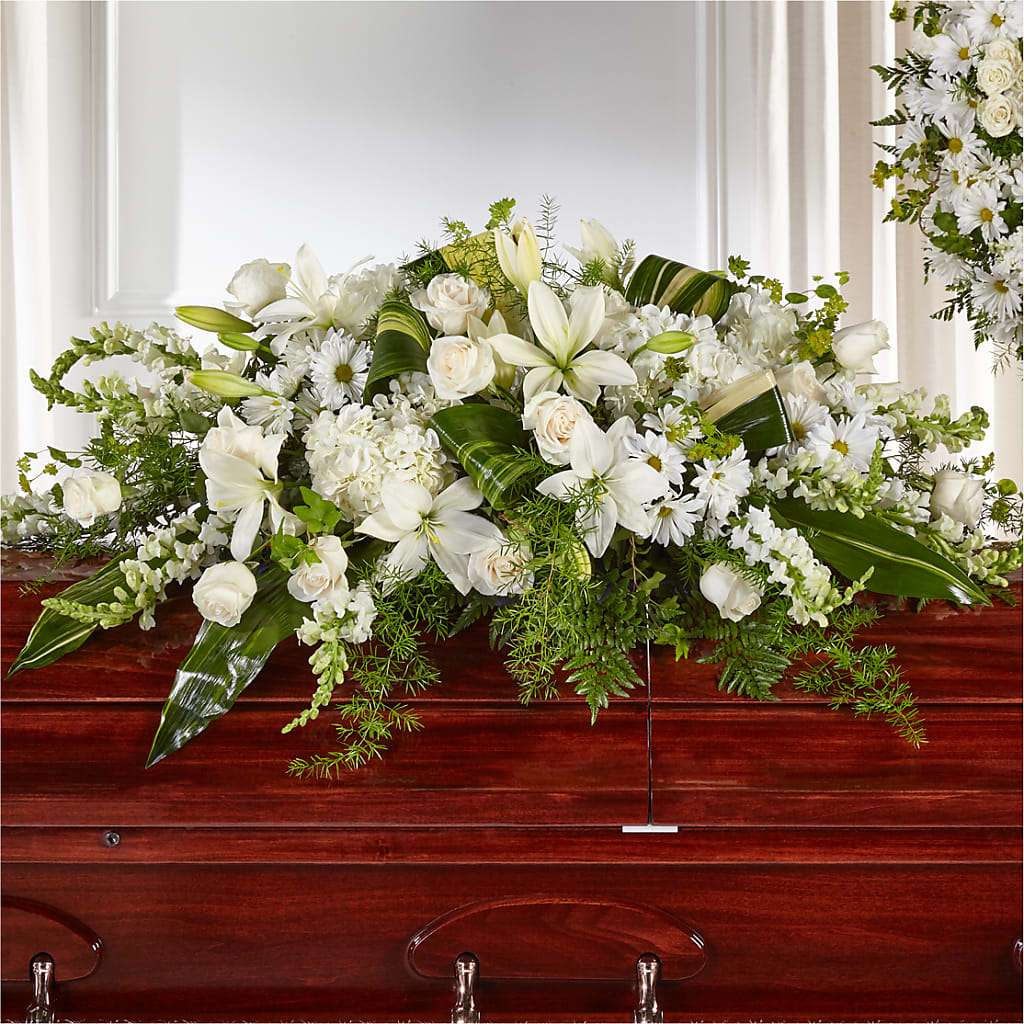 Abundance Casket Spray – A Country Home Floral, Baker City OR