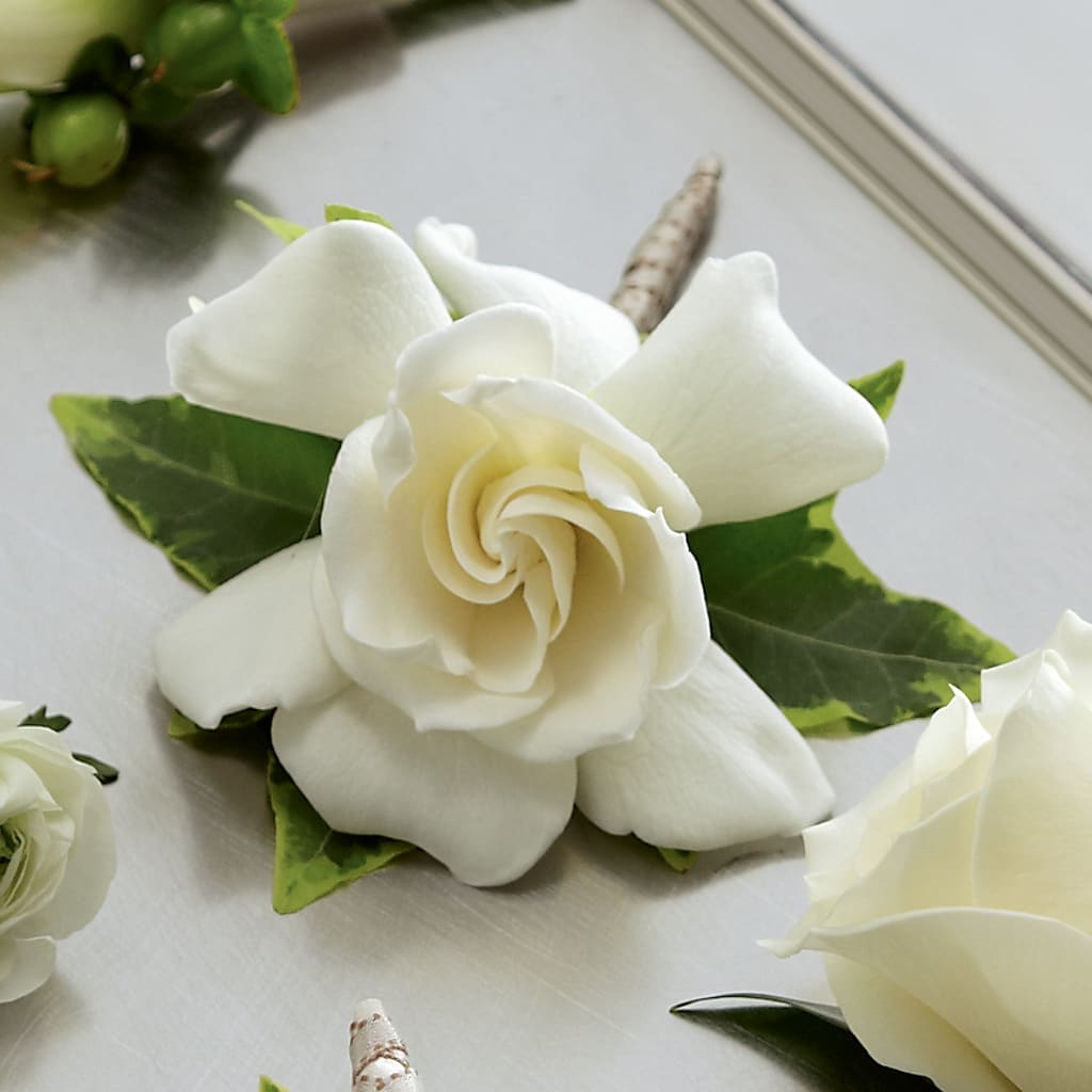 Gardenia Boutonniere – A Country Home Floral, Baker City OR