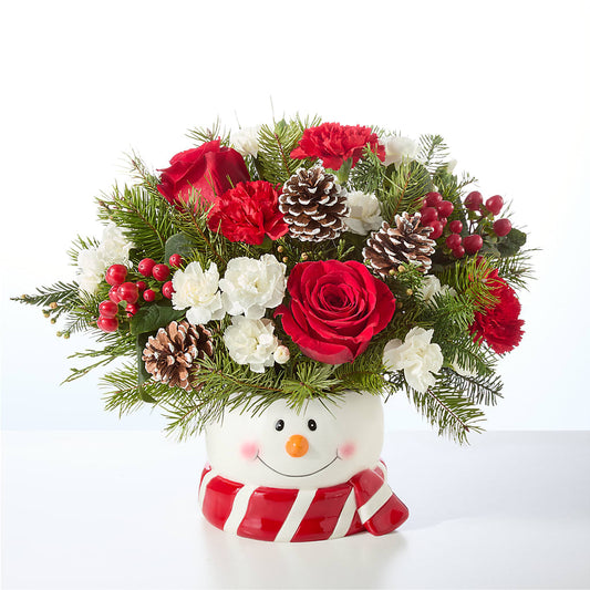 Jolly Snowman Bouquet –  A Country Home Floral, Baker City OR