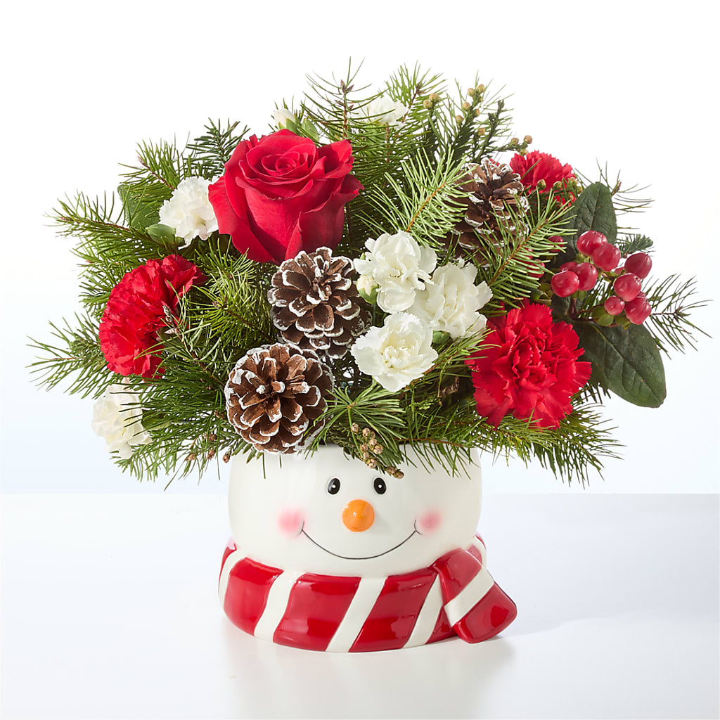 Jolly Snowman Bouquet –  A Country Home Floral, Baker City OR