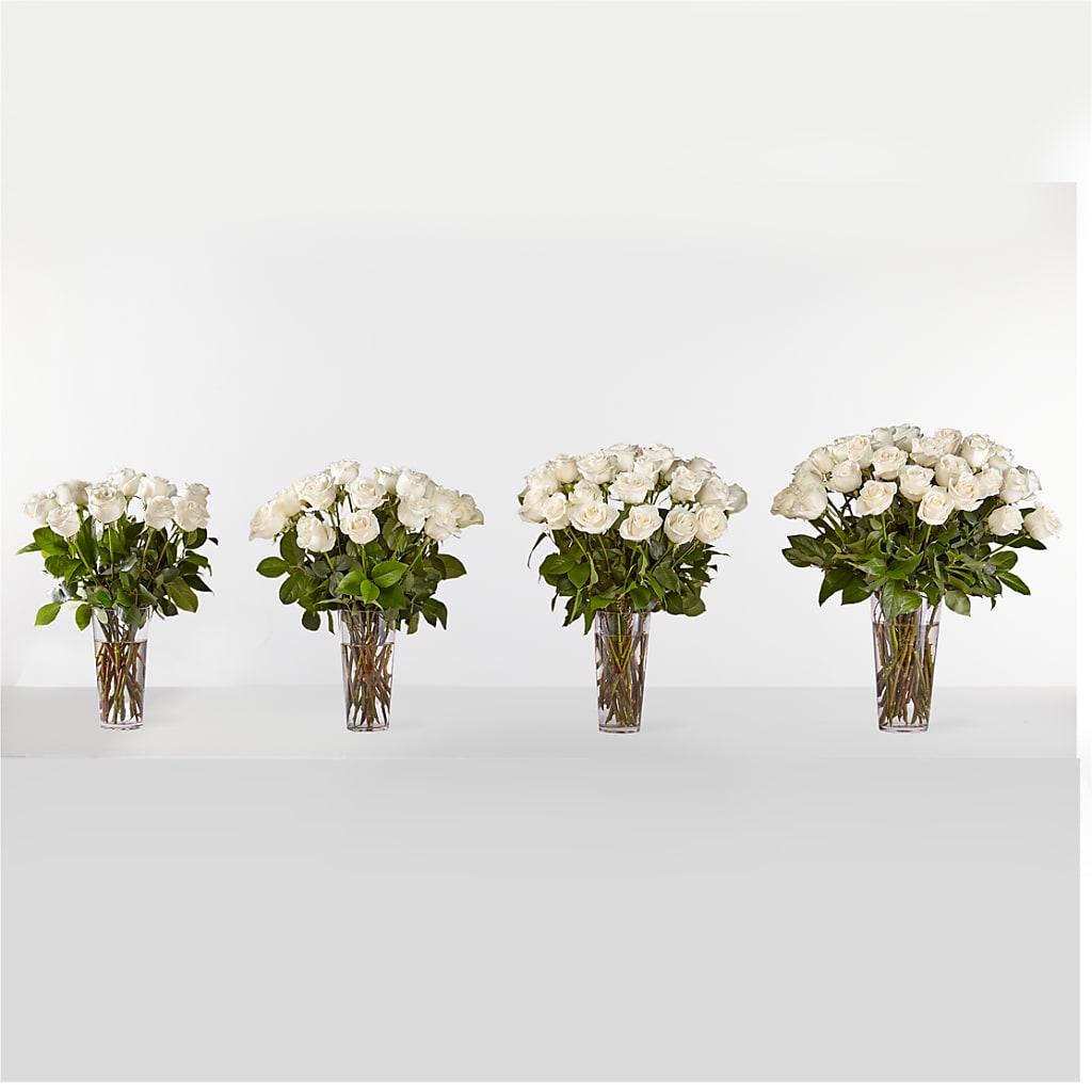 Long Stem White Rose Bouquet –  A Country Home Floral, Baker City OR