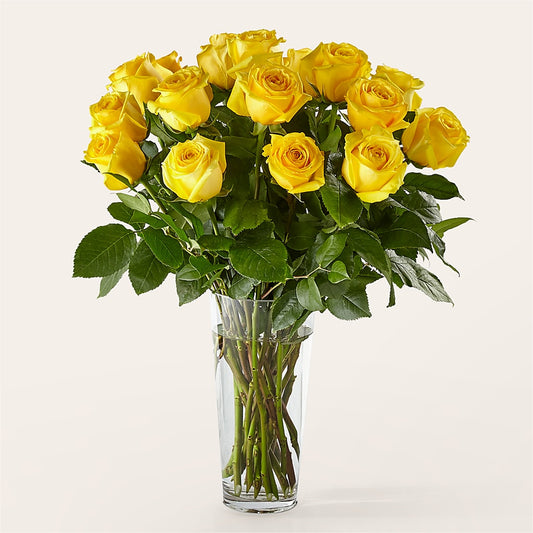 Long Stem Yellow Rose Bouquet –  A Country Home Floral, Baker City OR