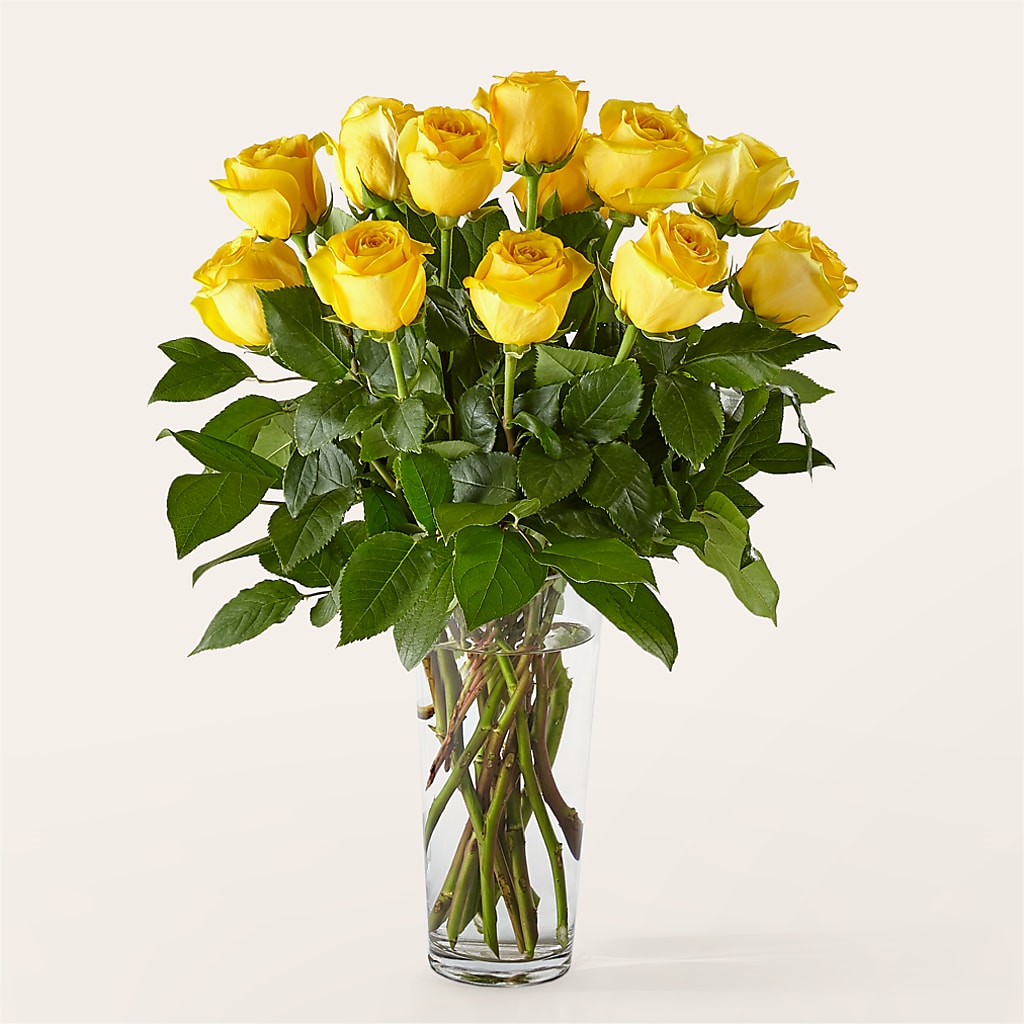 Long Stem Yellow Rose Bouquet –  A Country Home Floral, Baker City OR