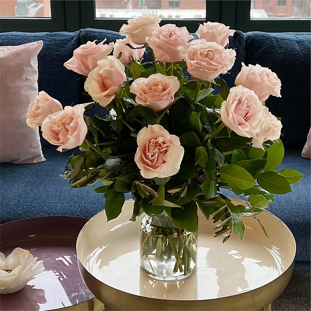 Long Stem Pink Rose Bouquet –  A Country Home Floral, Baker City OR