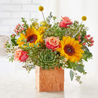 Sunflower Season Bouquet –  A Country Home Floral, Baker City OR