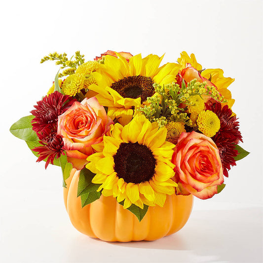 Golden Gourd Pumpkin Bouquet –  A Country Home Floral, Baker City OR