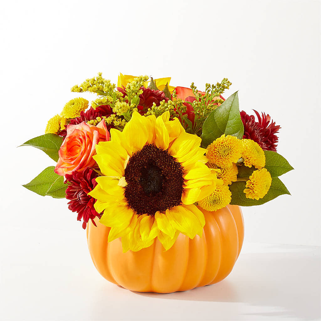 Golden Gourd Pumpkin Bouquet –  A Country Home Floral, Baker City OR