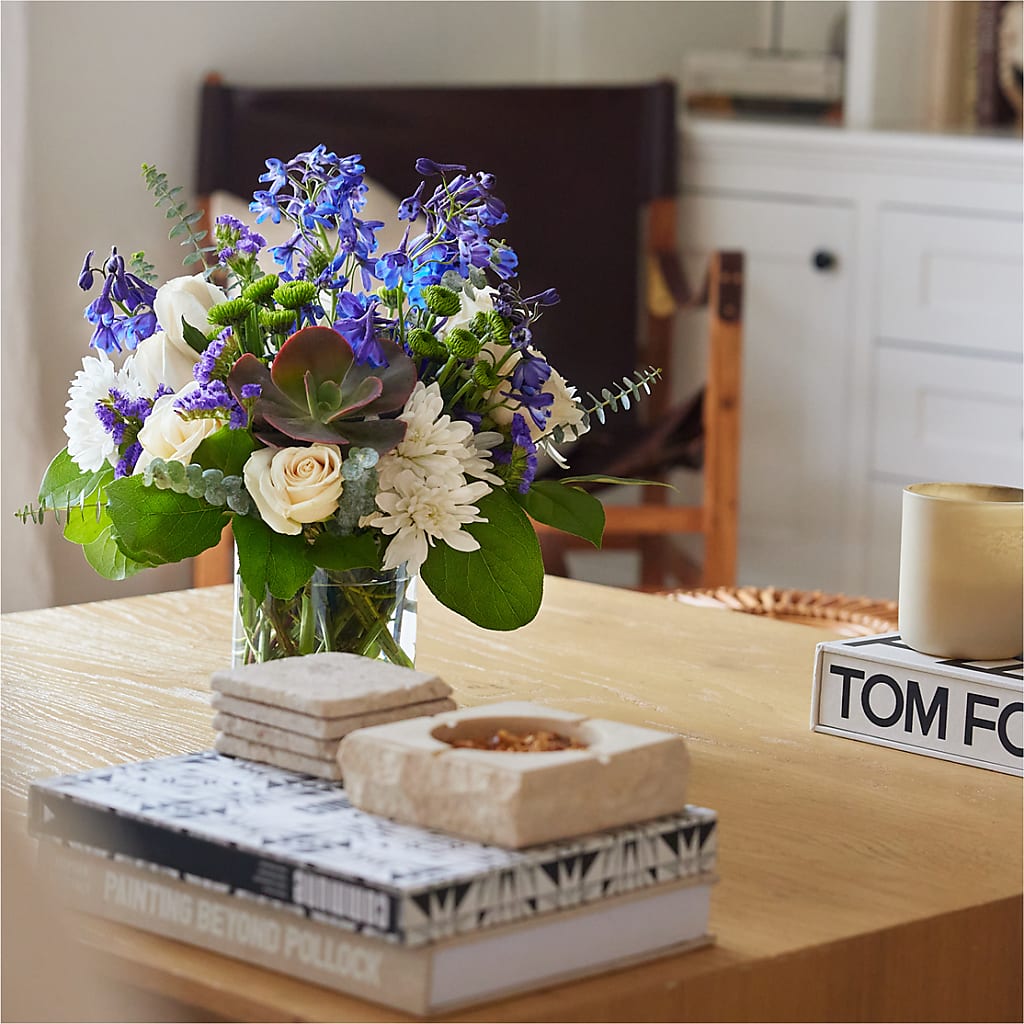 Cerulean Waves Bouquet –  A Country Home Floral, Baker City OR