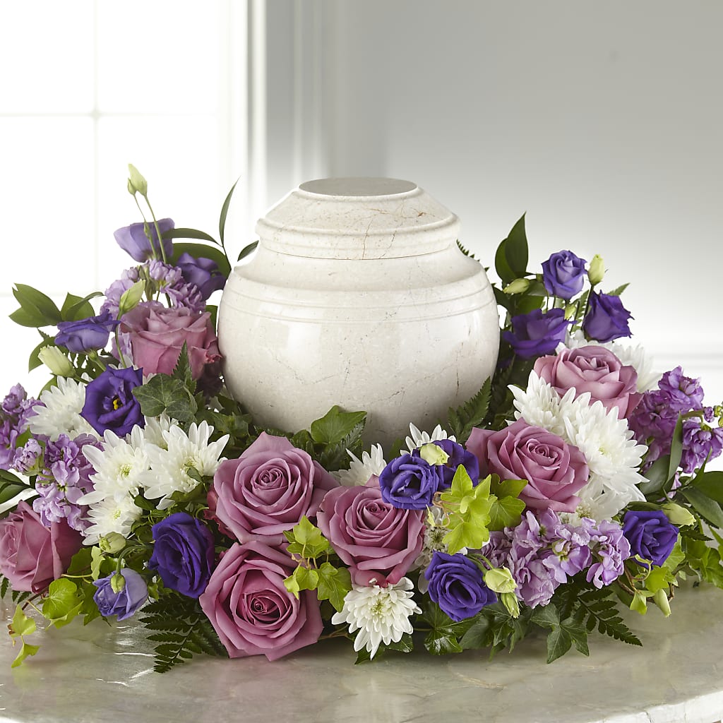 Blooming Sympathy Cremation Adornment –  A Country Home Floral, Baker City OR