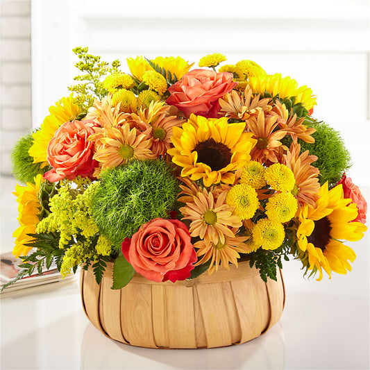 Harvest Sunflower Basket –  A Country Home Floral, Baker City OR