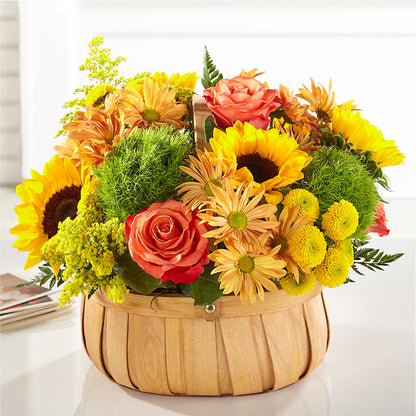 Harvest Sunflower Basket –  A Country Home Floral, Baker City OR