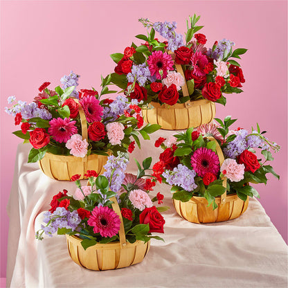 Pink Picnic Basket –  A Country Home Floral, Baker City OR