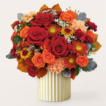 Merlot Bouquet with Ivory Vase –  A Country Home Floral, Baker City OR