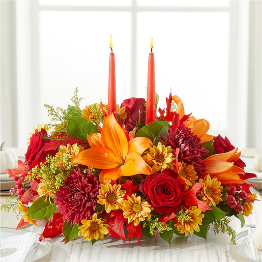Autumn's Embrace Centerpiece –  A Country Home Floral, Baker City OR