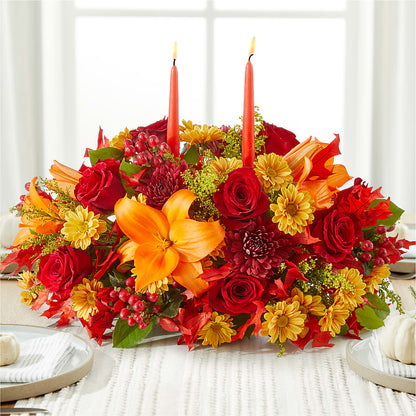 Autumn's Embrace Centerpiece –  A Country Home Floral, Baker City OR