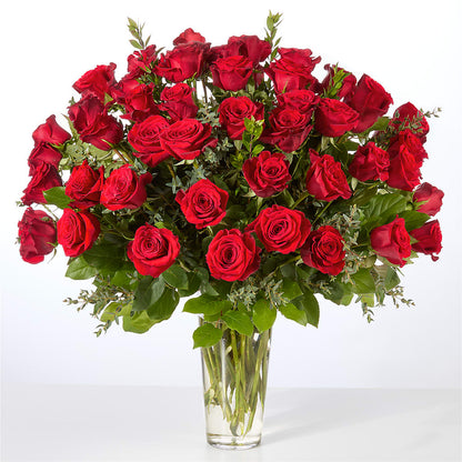 Forever Yours Fifty Stem Red Rose Bouquet –  A Country Home Floral, Baker City OR